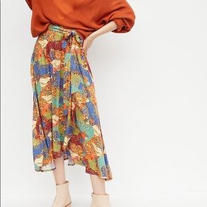 Anthropologie Castilla Tiered Skirt